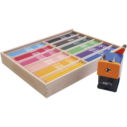 edu Heavy-Duty Buntstifte, Mine 6,25 mm, versch. Farben, 12x12 Stück / 1 Pk. von Diverse
