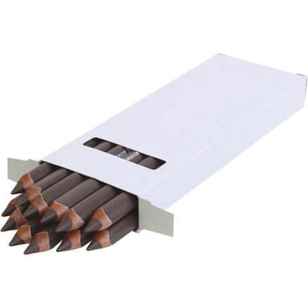 edu Heavy-Duty Buntstifte, Stärke 10 mm, Mine 6,25 mm, dunkelbraun, 12 Stück / 1 Pk. edu Heavy-Duty Buntstifte, Stärke 10 mm, Mine 6,25 mm, dunkelbraun, 12 Stück / 1 Pk. von Diverse