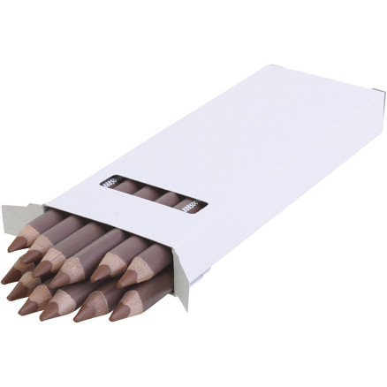 edu Heavy-Duty Buntstifte, Stärke 10 mm, Mine 6,25 mm, hellbraun, 12 Stück / 1 Pk. edu Heavy-Duty Buntstifte, Stärke 10 mm, Mine 6,25 mm, hellbraun, 12 Stück / 1 Pk. von Diverse