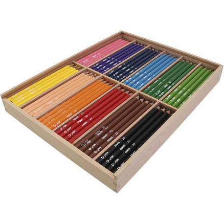 edu Jumbo Buntstifte, Stärke 10 mm, Mine 5 mm, versch. Farben, 12x12 Stück / 1 Pk. von Diverse