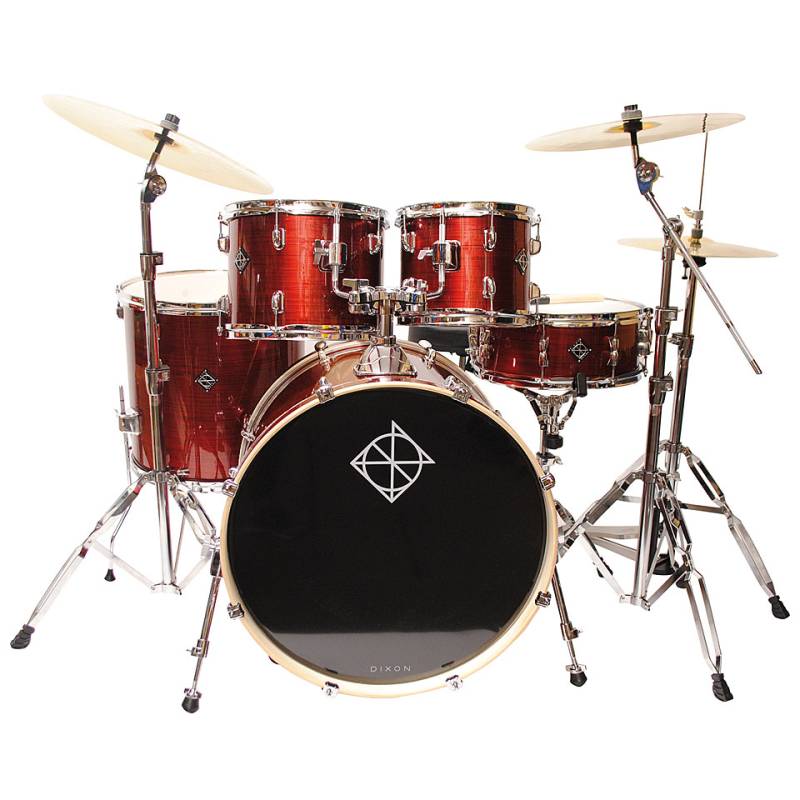 Dixon PODSK522S1CRD Spark 5 pcs. Cyclone Red Complete Drumset von Dixon