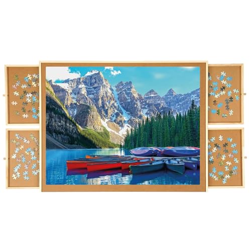 Puzzlebrett mit Aufbewahrungssystem – 4 Schubladen – Puzzletisch 1000 Teile – Puzzle Tisch – Puzzletisch mit Schubladen – Puzzle Board – Puzzlematte – Puzzlebrett mit Schubladen – Inkl. Schutzabdeckun Puzzlebrett mit Aufbewahrungssystem – 4 Schubladen – Puzzletisch 1000 Teile – Puzzle Tisch – Puzzletisch mit Schubladen – Puzzle Board – Puzzlematte – Puzzlebrett mit Schubladen – Inkl. Schutzabdeckun von Diydash
