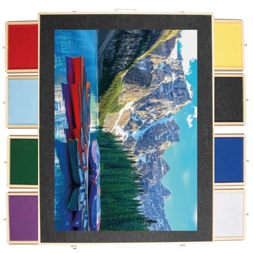 Puzzletisch XL mit Aufbewahrungssystem – 2000 Teile – 8 farbige Schubladen und Deckel – Klappbar – Puzzle Tisch – Puzzlebrett mit Schubladen – Puzzle Board – Puzzlematte Puzzletisch XL mit Aufbewahrungssystem – 2000 Teile – 8 farbige Schubladen und Deckel – Klappbar – Puzzle Tisch – Puzzlebrett mit Schubladen – Puzzle Board – Puzzlematte von Diydash