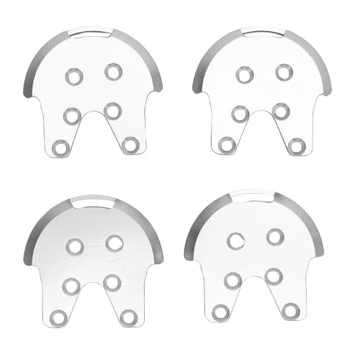 Diyeeni Drohnenmotor -Verstärkungsplatte, 4pcs Drohnenmotormontage Basis Leicht für den Flug (Silver) von Diyeeni