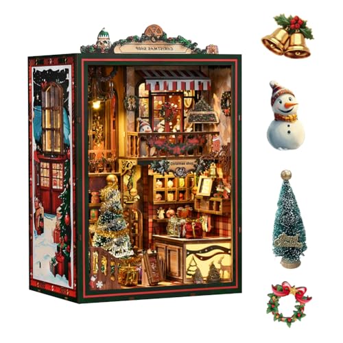 Diymnhaus DIY Bücher-Versteck Bastelset – Holzbuchstütze mit LED-Beleuchtung – Puppenhaus-Set Familie & Freunde Diymnhaus DIY Bücher-Versteck Bastelset – Holzbuchstütze mit LED-Beleuchtung – Puppenhaus-Set Familie & Freunde von Diymnhaus