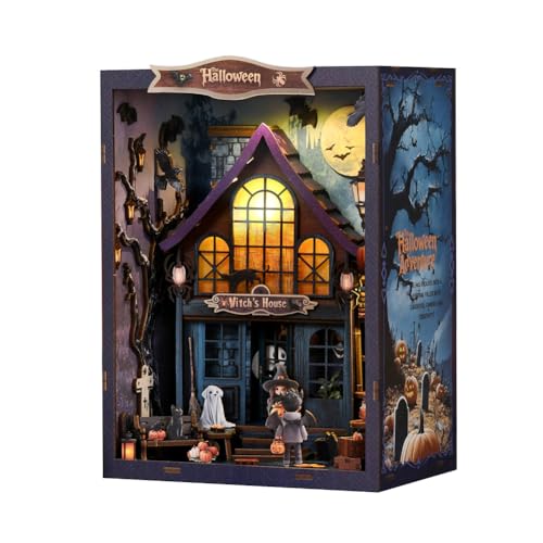 Diymnhaus DIY Bücherwinkel-Set 3D Holz Bücher BAU DIY Puppenhaus Bücherstützen BAU Modell Puzzle Spielzeugständer mit LED-Leuchten Jugendliche und Erwachsene Diymnhaus DIY Bücherwinkel-Set 3D Holz Bücher BAU DIY Puppenhaus Bücherstützen BAU Modell Puzzle Spielzeugständer mit LED-Leuchten Jugendliche und Erwachsene von Diymnhaus