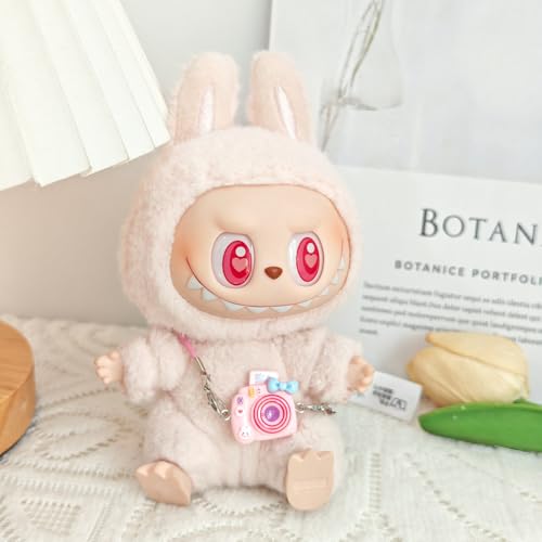 Iabubu Bekleidung Passende für Labubu - Plüsch Toy, Zubehör für Puppe, Mini Plüsch Puppen Süße Puppenkleidung Für Labubu Doll Puppe, Outfit nur zubehör (ohne Puppe)-10 von Diymood