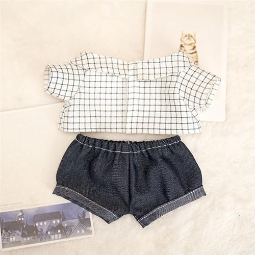 Iabubu Bekleidung Passende für Labubu - Plüsch Toy, Zubehör für Puppe, Mini Plüsch Puppen Süße Puppenkleidung Für Labubu Doll Puppe, Outfit nur zubehör (ohne Puppe)-10 von Diymood