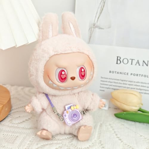 Iabubu Bekleidung Passende für Labubu - Plüsch Toy, Zubehör für Puppe, Mini Plüsch Puppen Süße Puppenkleidung Für Labubu Doll Puppe, Outfit nur zubehör (ohne Puppe)-11 von Diymood