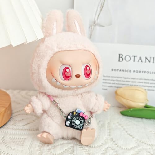 Iabubu Bekleidung Passende für Labubu - Plüsch Toy, Zubehör für Puppe, Mini Plüsch Puppen Süße Puppenkleidung Für Labubu Doll Puppe, Outfit nur zubehör (ohne Puppe)-13 von Diymood
