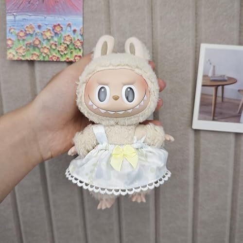 Iabubu Bekleidung Passende für Labubu - Plüsch Toy, Zubehör für Puppe, Mini Plüsch Puppen Süße Puppenkleidung Für Labubu Doll Puppe, Outfit nur zubehör (ohne Puppe)-2 von Diymood