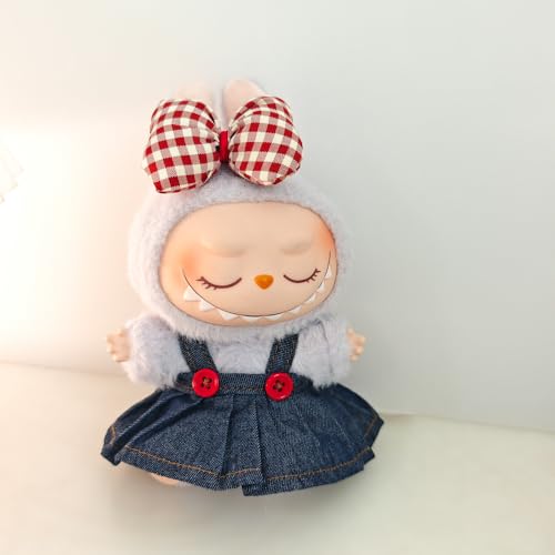 Iabubu Bekleidung Passende für Labubu - Plüsch Toy, Zubehör für Puppe, Mini Plüsch Puppen Süße Puppenkleidung Für Labubu Doll Puppe, Outfit nur zubehör (ohne Puppe)-3 von Diymood