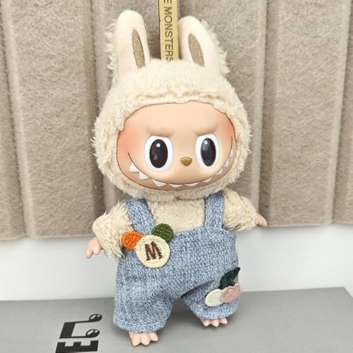 Iabubu Bekleidung Passende für Labubu - Plüsch Toy, Zubehör für Puppe, Mini Plüsch Puppen Süße Puppenkleidung Für Labubu Doll Puppe, Outfit nur zubehör (ohne Puppe)-4 von Diymood