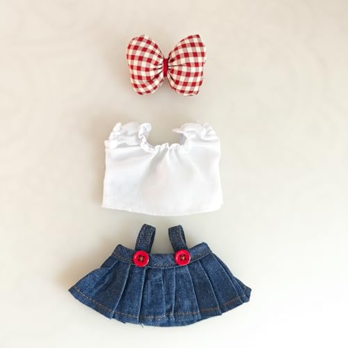 Iabubu Bekleidung Passende für Labubu - Plüsch Toy, Zubehör für Puppe, Mini Plüsch Puppen Süße Puppenkleidung Für Labubu Doll Puppe, Outfit nur zubehör (ohne Puppe)-5 von Diymood