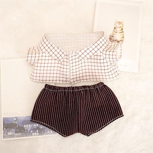 Iabubu Bekleidung Passende für Labubu - Plüsch Toy, Zubehör für Puppe, Mini Plüsch Puppen Süße Puppenkleidung Für Labubu Doll Puppe, Outfit nur zubehör (ohne Puppe)-7 von Diymood