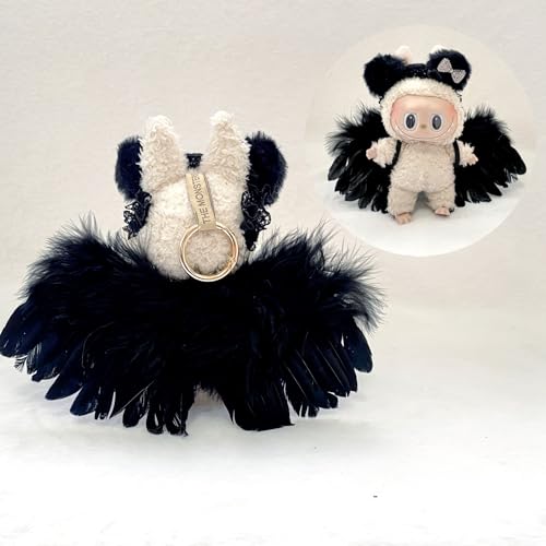 Iabubu Bekleidung Passende für Labubu - Plüsch Toy, Zubehör für Puppe, Mini Plüsch Puppen Süße Puppenkleidung Für Labubu Doll Puppe, Outfit nur zubehör (ohne Puppe)-8 von Diymood