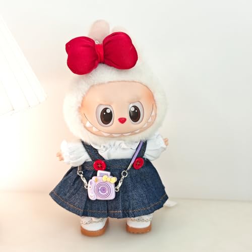 Iabubu Bekleidung Passende für Labubu - Plüsch Toy, Zubehör für Puppe, Mini Plüsch Puppen Süße Puppenkleidung Für Labubu Doll Puppe, Outfit nur zubehör (ohne Puppe)-8 von Diymood