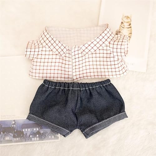 Iabubu Bekleidung Passende für Labubu - Plüsch Toy, Zubehör für Puppe, Mini Plüsch Puppen Süße Puppenkleidung Für Labubu Doll Puppe, Outfit nur zubehör (ohne Puppe)-8 von Diymood