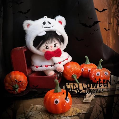 Iabubu Halloween Bekleidung Passende für Labubu - Plüsch Toy, Zubehör für Puppe, Mini Plüsch Puppen Süße Puppenkleidung Für Labubu Doll Puppe, Outfit nur zubehör (ohne Puppe)-2 von Diymood