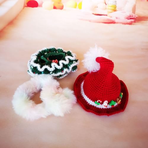 Iabubu Weihnachten Bekleidung Passende für Labubu - Plüsch Toy, Zubehör für Puppe, Mini Plüsch Puppen Süße Puppenkleidung Für Labubu Doll Puppe, Outfit nur zubehör (ohne Puppe)-2 von Diymood
