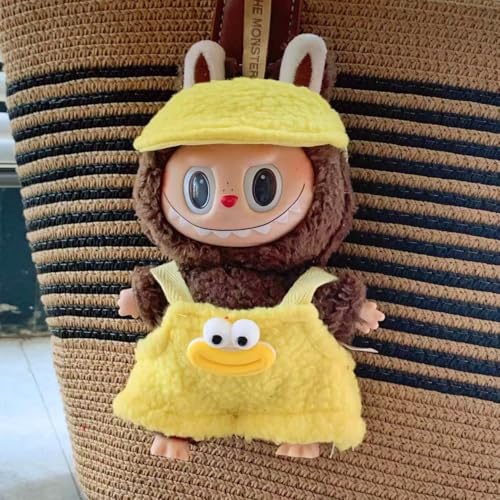 Iabubu Weihnachten Bekleidung Passende für Labubu - Plüsch Toy, Zubehör für Puppe, Mini Plüsch Puppen Süße Puppenkleidung Für Labubu Doll Puppe, Outfit nur zubehör (ohne Puppe)-3 von Diymood