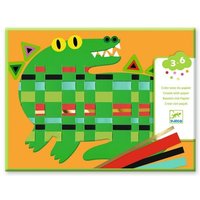 Basteln 3-6: Flechtpapier von Djeco