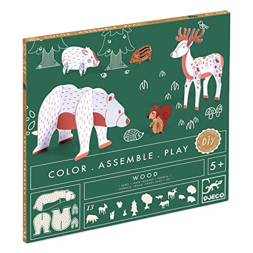DESIGN BY DJ08001 Färben - Bauen - Wald Spielen Animals Kreative Aktivitäten, bunt, Small DESIGN BY DJ08001 Färben - Bauen - Wald Spielen Animals Kreative Aktivitäten, bunt, Small von Djeco