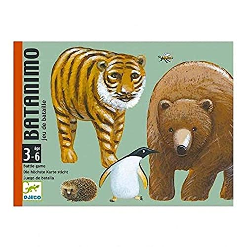 DJECO 145-016A Batanimo Tiere Kartenspiel, bunt DJECO 145-016A Batanimo Tiere Kartenspiel, bunt von Djeco
