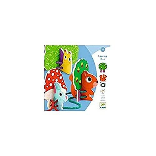 DJECO 31674 Aprendizajes Lace-up Duo Tier Puzzles von Djeco