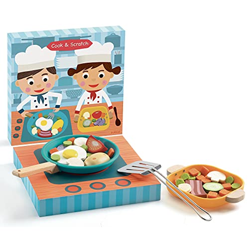 DJECO 35502 Cook & Scratch Imitation Kits für Küche und Gebäck, bunt von Djeco