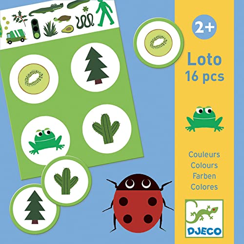 DJECO - Bildende Lotusfarben Geschicklichkeitsspiele, Mehrfarbig (38128) von Djeco