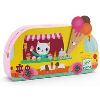 DJECO DJ07264 Formen Puzzle: Ice cream truck - 16Stk. DJECO DJ07264 Formen Puzzle: Ice cream truck - 16Stk. von Djeco