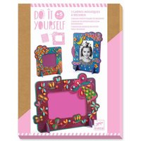 DJECO DJ07904 Do it yourself: Mosaik-Bilderrhamen Feenhaft von Djeco