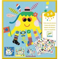 DJECO DJ08931 Sticker 3-6: Stickerbilder Meerestiere von Djeco