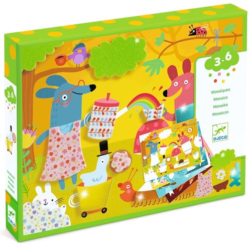 Design by - Collage Spielen mit Schaumstoff Geschicklichkeitsspiele, Mehrfarbig (39869) von Djeco