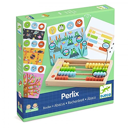 DJECO - Eduludo Perlix Abacus Geschicklichkeitsspiele, Mehrfarbig (38348) von Djeco