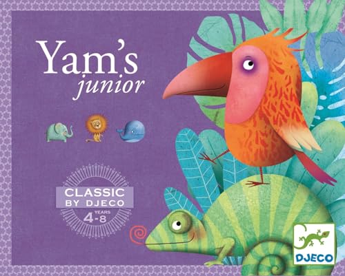 DJECO - Familienspiele Traditionelle Spiele Yams Allgemeine Klassische Spiele, Mehrfarbig (15) von Djeco