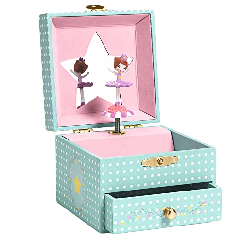 DJECO - Spieluhr für Ballerina, zarte Boxen, Mehrfarbig (36085) von Djeco