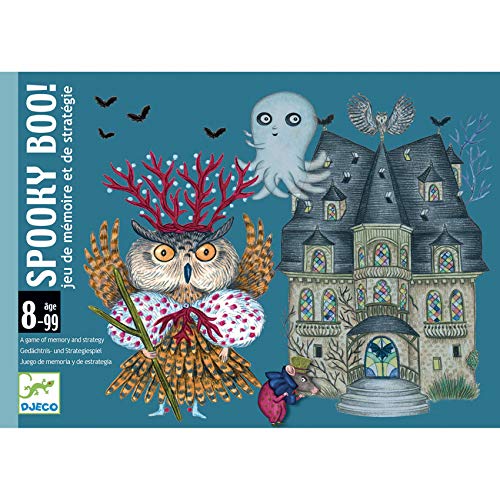 DJECO - Spooky Boo Spielkarten (35098), Bunt von Djeco