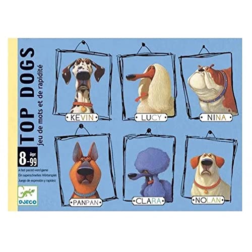 DJECO Top Dogs Kartenspiele, Mehrfarbig (35099), Bunt von Djeco