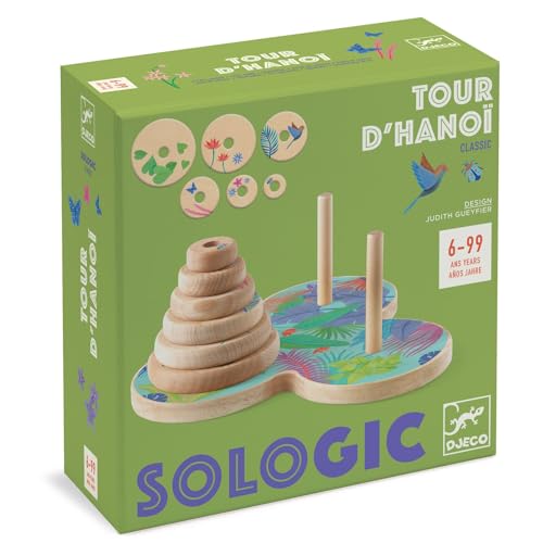 DJECO Tour d Hanoi – Traditionelles Logikspiel DJECO Tour d Hanoi – Traditionelles Logikspiel von Djeco