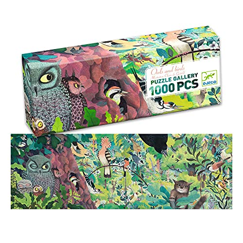 Puzzle 1000 pièces Djeco Owls and birds von Djeco