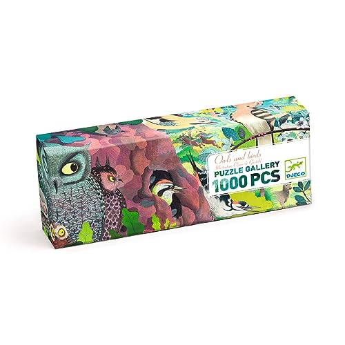 Puzzle 1000 pièces Djeco Owls and birds von Djeco