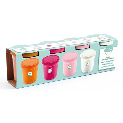 DJECO DJ09026 moldear 4 botes de Pasta Sweet Kunst und Handwerk, bunt von Djeco