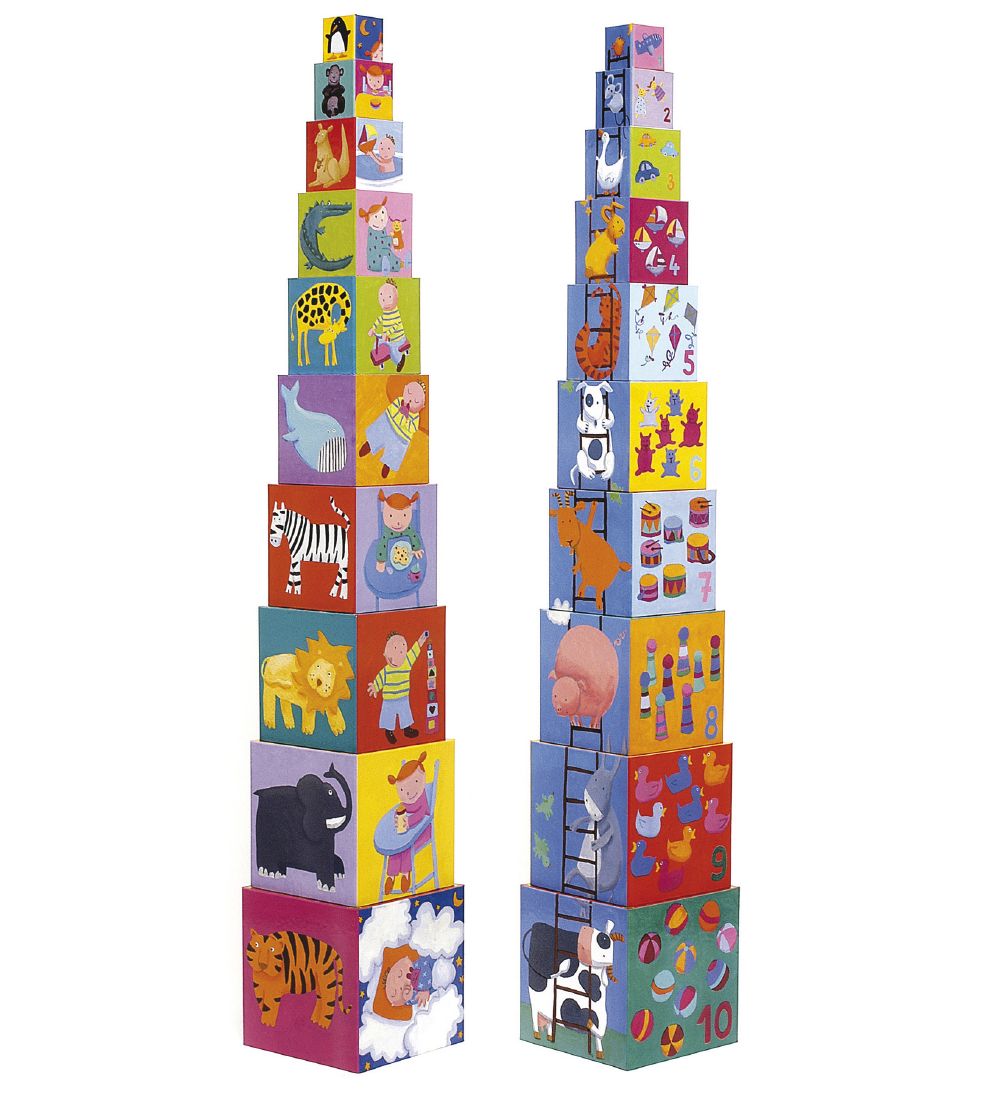 Djeco Bauklötze - Fun Designs - Djeco - One Size - Bauklötze Djeco Bauklötze - Fun Designs - Djeco - One Size - Bauklötze von Djeco