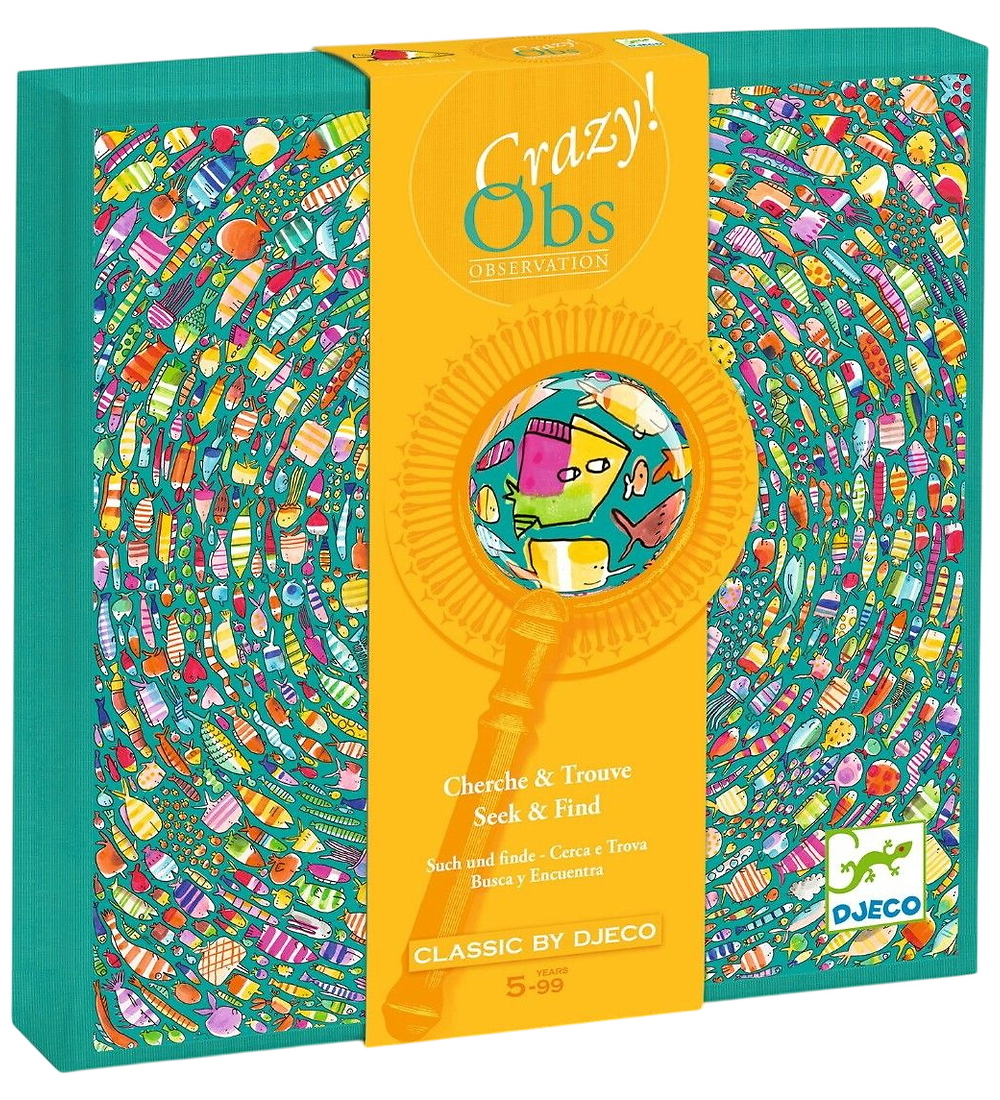 Djeco Brettspiel - Crazy OBS - Fishy-Fish - Djeco - One Size - Brettspiele von Djeco
