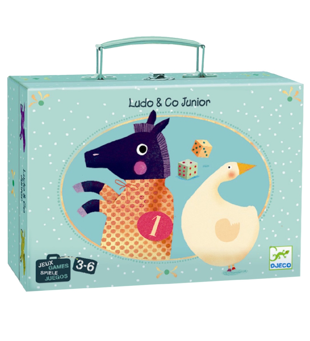 Djeco Brettspiel - Ludo & Goose Games - Djeco - One Size - Brettspiele Djeco Brettspiel - Ludo & Goose Games - Djeco - One Size - Brettspiele von Djeco