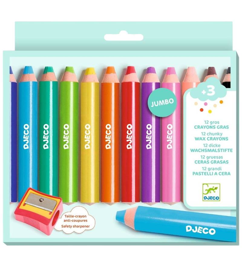 Djeco Buntstifte - Jumbo - 12 st. - Djeco - One Size - Buntstiftsets Djeco Buntstifte - Jumbo - 12 st. - Djeco - One Size - Buntstiftsets von Djeco