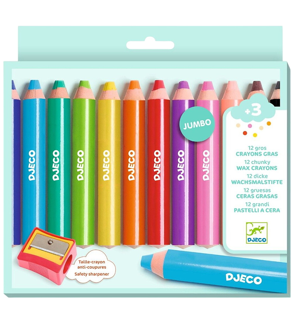 Djeco Buntstifte - Jumbo - 8 st. - Djeco - One Size - Buntstiftsets Djeco Buntstifte - Jumbo - 8 st. - Djeco - One Size - Buntstiftsets von Djeco