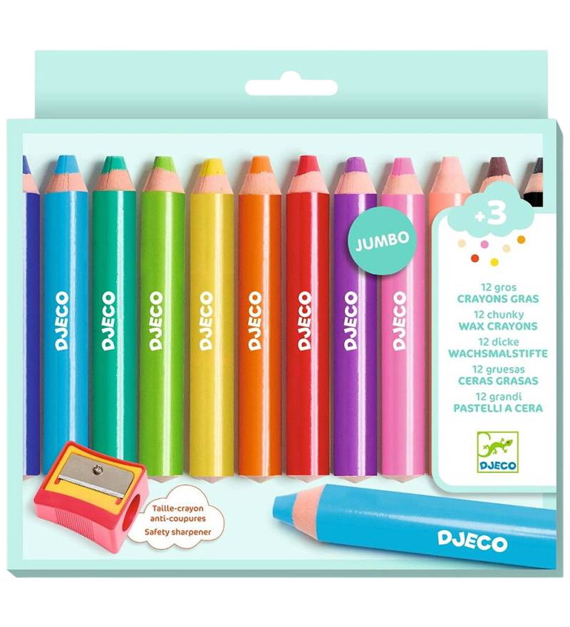 Djeco Buntstifte - Jumbo - 8 st. - Djeco - One Size - Buntstiftsets Djeco Buntstifte - Jumbo - 8 st. - Djeco - One Size - Buntstiftsets von Djeco